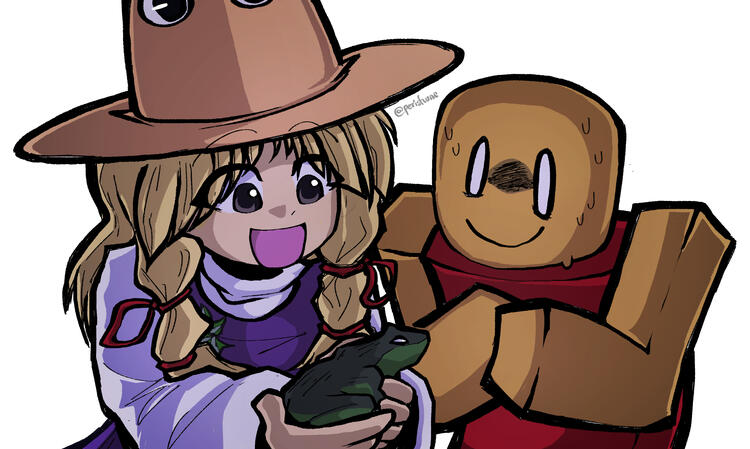 Suwako Moriya and Jim!!